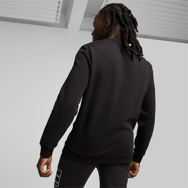 LOGO LAB Men's Sweatshirt, PUMA Black, extralarge-IND