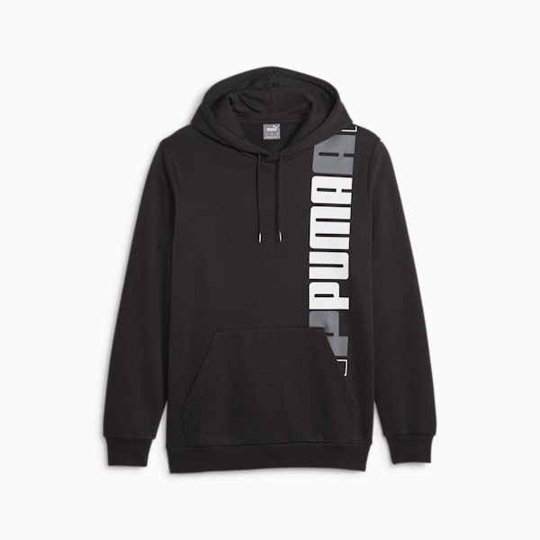 ESS+ LOGO LAB Men's Hoodie, PUMA Black, extralarge-IND