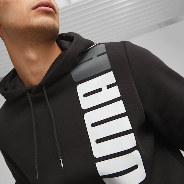 PUMA ESS Logo Hoody FL, Cotton Black, M : .com.mx: Ropa, Zapatos y  Accesorios