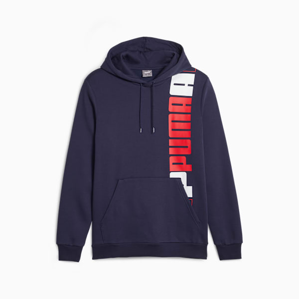 ESS+ LOGO LAB Men's Hoodie, PUMA Navy, extralarge-IND