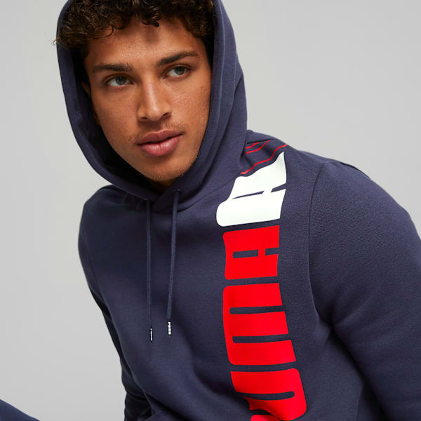 ESS+ LOGO LAB Men's Hoodie, PUMA Navy, extralarge-IND