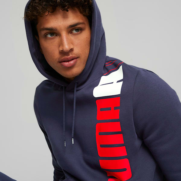 ESS+ LOGO LAB Men's Hoodie, PUMA Navy, extralarge