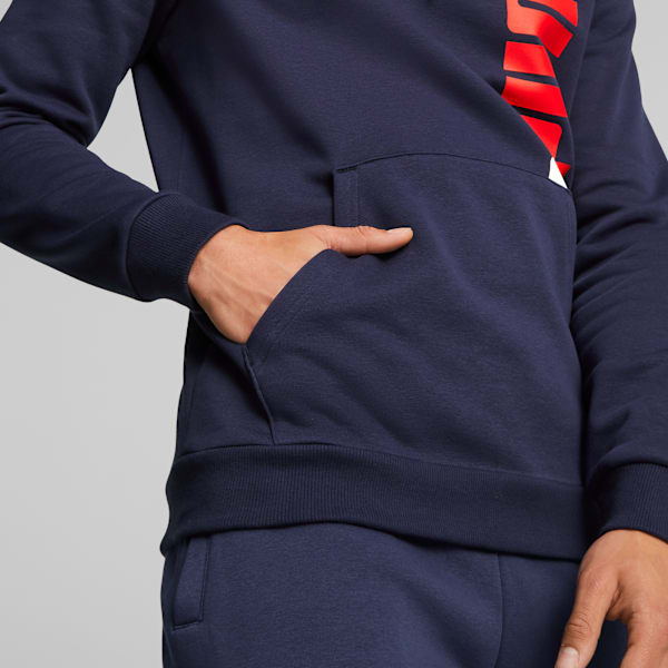 ESS+ LOGO LAB Men's Hoodie, PUMA Navy, extralarge-IND