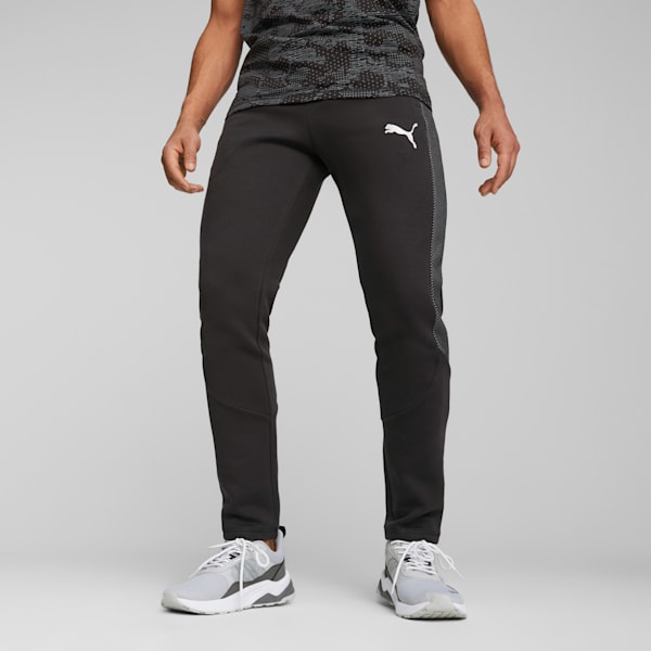 EVOSTRIPE Men's Slim Fit Sweatpants, PUMA Black, extralarge-AUS