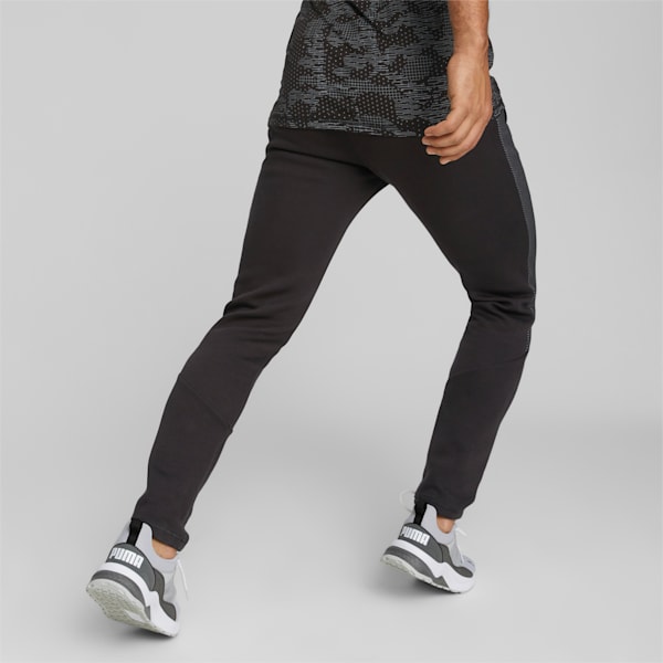 EVOSTRIPE Men's Slim Fit Sweatpants, PUMA Black, extralarge-AUS