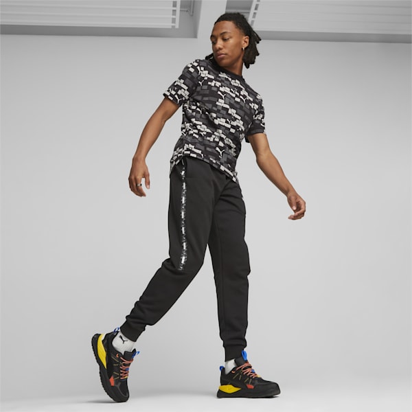 Tape Camo Men's Sweat Pants, PUMA Black, extralarge-IND