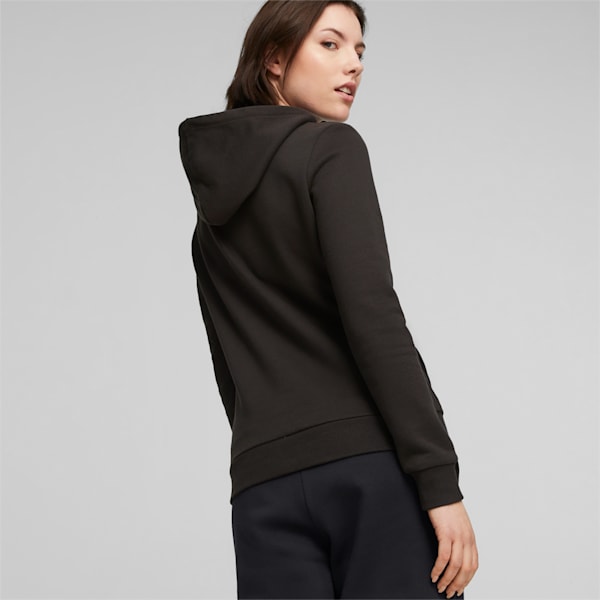 Sudadera con gorra para mujer ESS+ LOGO LAB, PUMA Black, extralarge