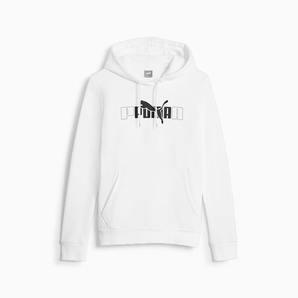 ESS+ LOGO LAB Women's Hoodie, PUMA White, extralarge