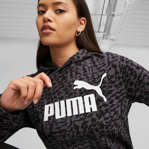Sudadera con gorra Mujer ESS+ ANIMAL, PUMA Black, extralarge