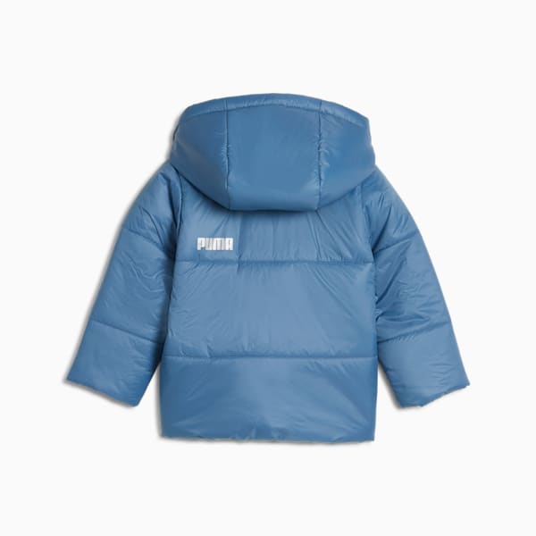 Chamarra acolchada con capucha Minicats para niños, Blue Horizon, extralarge