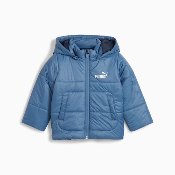 Chamarra acolchada con capucha Minicats para niños, Blue Horizon, extralarge
