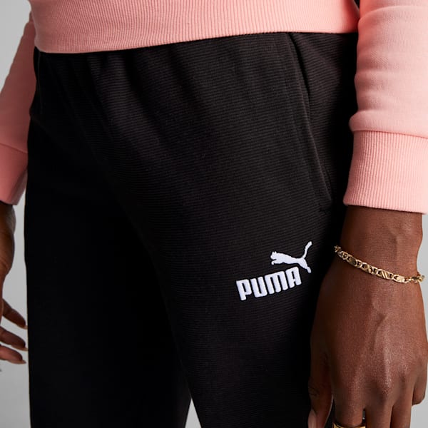 Puma essentials joggers in black clearance
