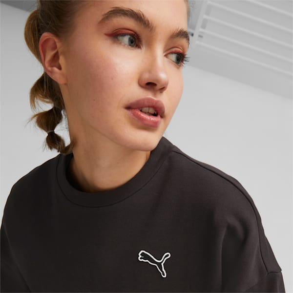 Better Essentials Women's Sweatshirt, PUMA Black, extralarge-IND