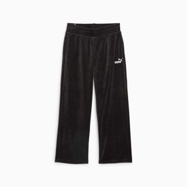 Essentials Elevated Women's Straight Leg Pants, PUMA Black, extralarge-GBR