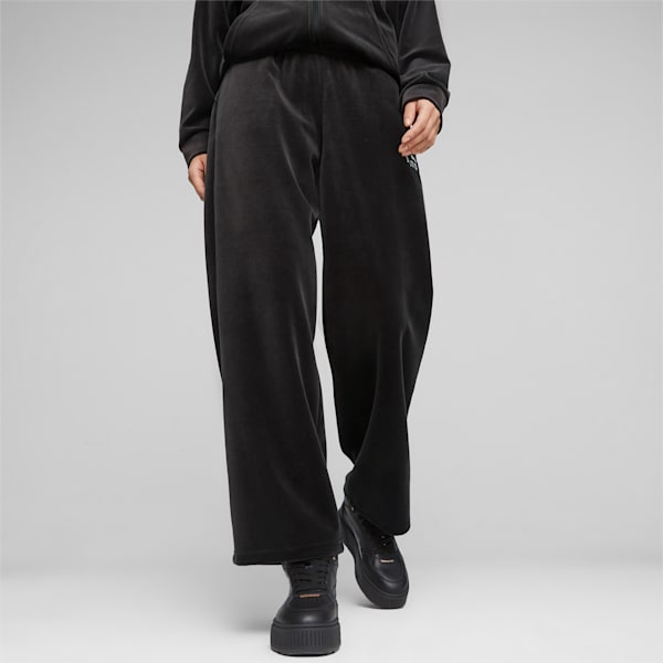 PUMA Wide Leg Pants in Red