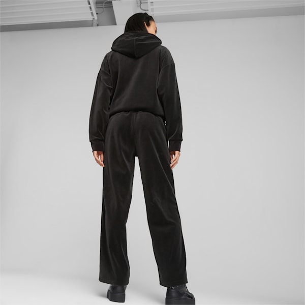  PUMA Essentials Elevated Velour Straight Pants Alpine Snow XS :  Clothing, Shoes & Jewelry