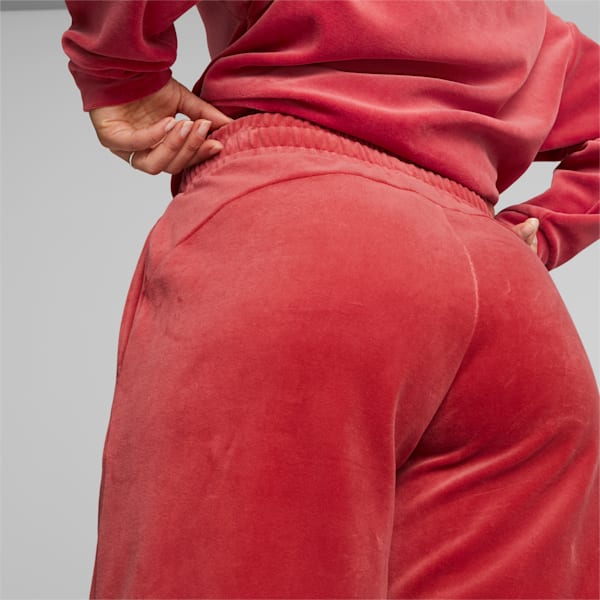 Pants de pierna recta Essentials Elevated para mujer, Astro Red, extralarge