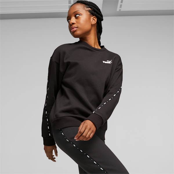 ESS TAPE Women's Sweatshirt, PUMA Black, extralarge-IND
