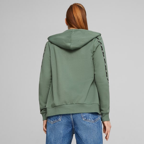 TAPE Women's Full-Zip Hoodie, Eucalyptus, extralarge-IND