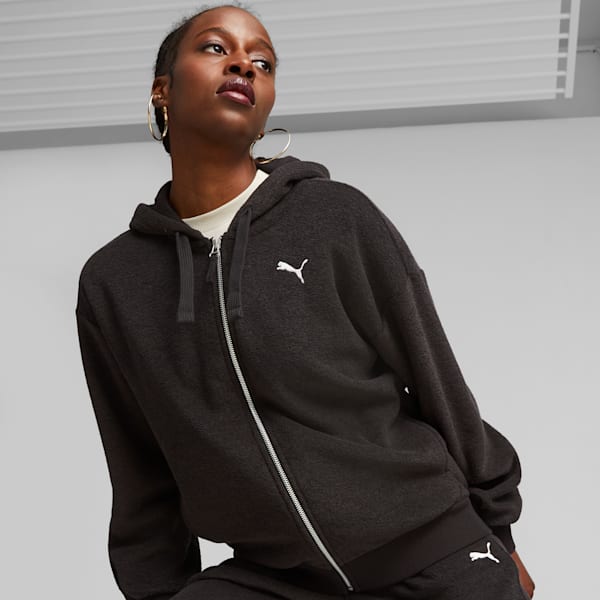 HER Winterised Women's Hoodie, PUMA Black, extralarge-IND