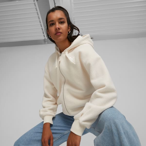 HER Winterised Women's Hoodie, Alpine Snow, extralarge-IND