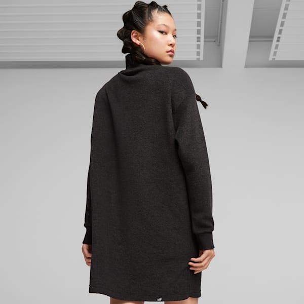Top HER de invierno con media cremallera para mujer, PUMA Black, extralarge
