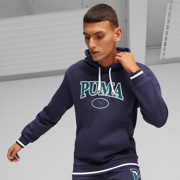 PUMA SQUAD Men's Hoodie, PUMA Navy, extralarge-GBR