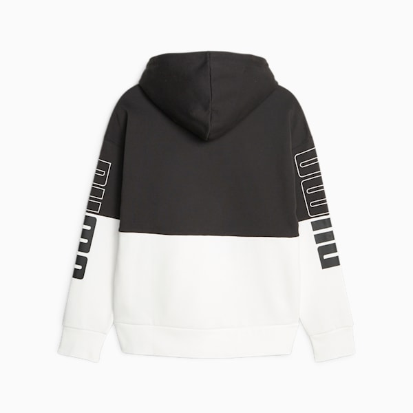 PUMA POWER Colourblock Women's Hoodie, PUMA Black, extralarge-IND