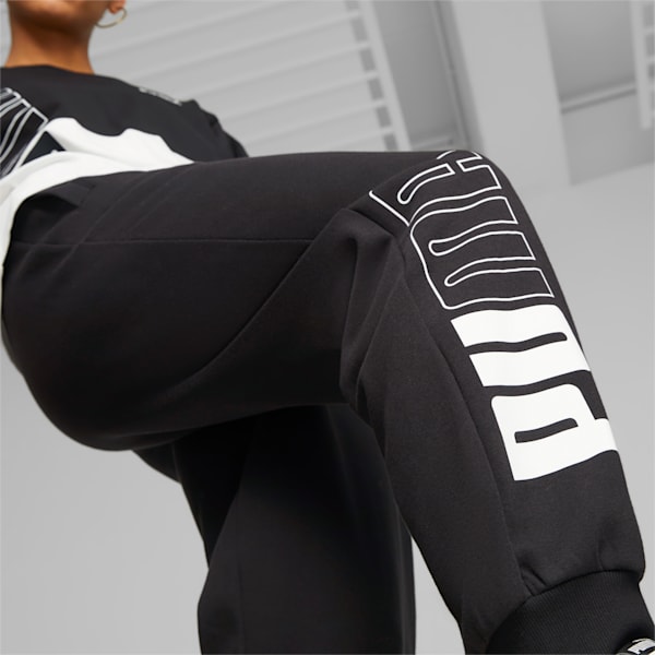 Pantalones deportivos PUMA POWER para mujer, PUMA Black, extralarge