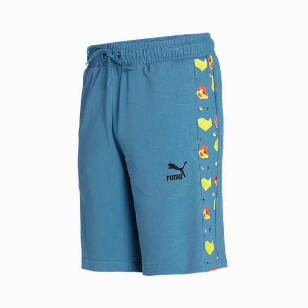 Abstract Print Men's Shorts, Deep Dive, extralarge-IND