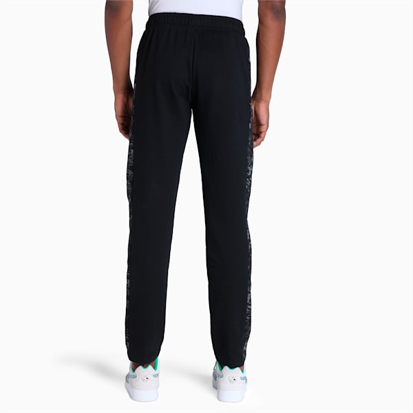 Super PUMA All Over Print Men's Slim Fit Pants, PUMA Black, extralarge-IND