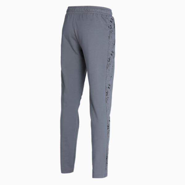 Super PUMA All Over Print Men's Slim Fit Pants, Cool Dark Gray, extralarge-IND