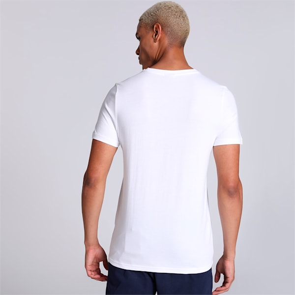 Graphic Men's Slim Fit T-Shirt, PUMA White, extralarge-IND