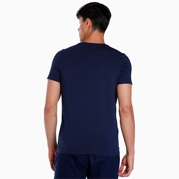Graphic Men's Slim Fit T-Shirt, PUMA Navy, extralarge-IND