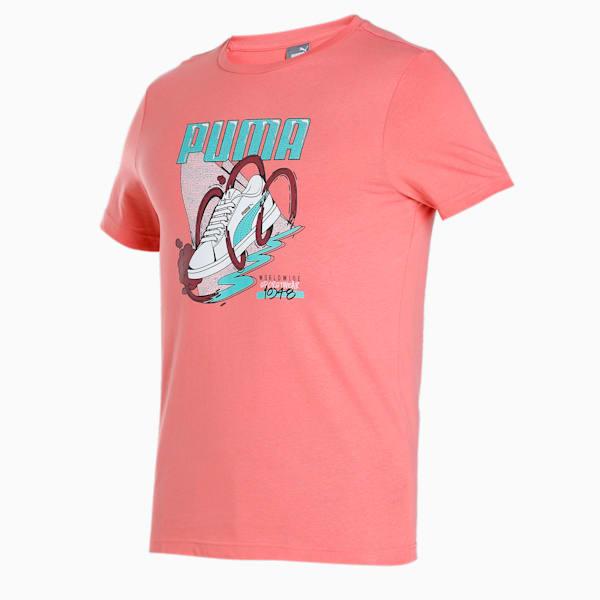 Graphic Men's Slim Fit T-Shirt, Hibiscus Flower, extralarge-IND