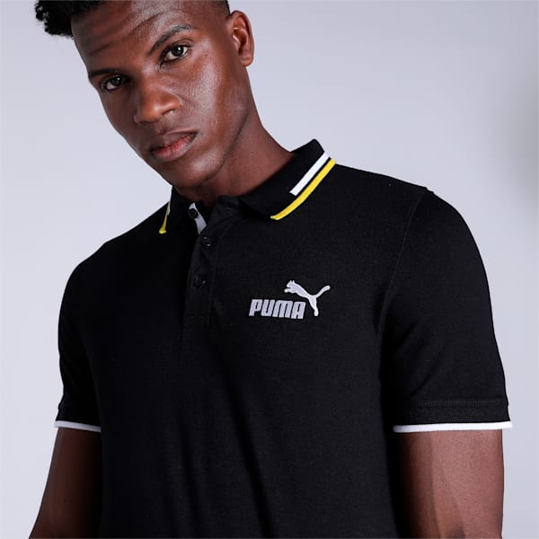 Tipping Men's Slim Fit Polo, PUMA Black, extralarge-IND
