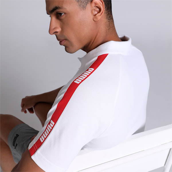Men's Raglan Slim Fit T-Shirt, PUMA White, extralarge-IND