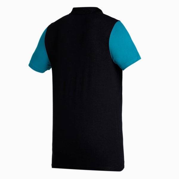 Colorblock Men's Slim Fit T-Shirt, PUMA Black, extralarge-IND