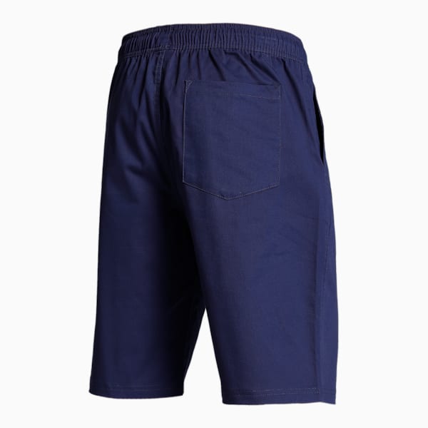 Solid Chino Men's Shorts, New Navy, extralarge-IND
