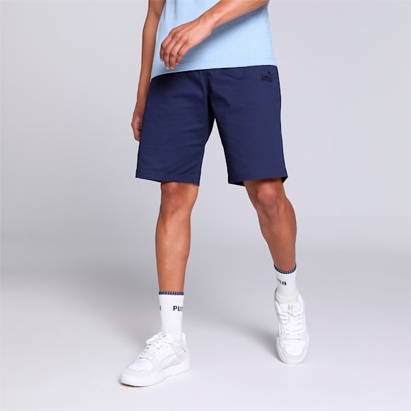 Solid Chino Men's Shorts, New Navy, extralarge-IND