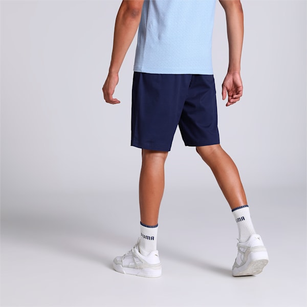 Solid Chino Men's Shorts, New Navy, extralarge-IND