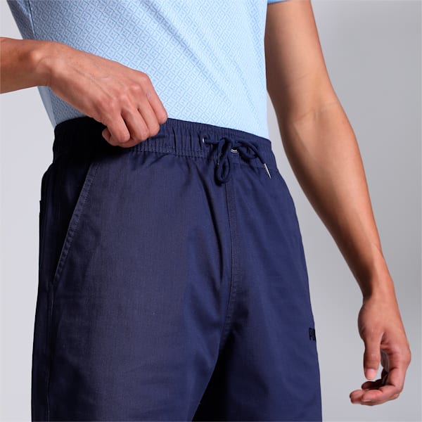 Solid Chino Men's Shorts, New Navy, extralarge-IND