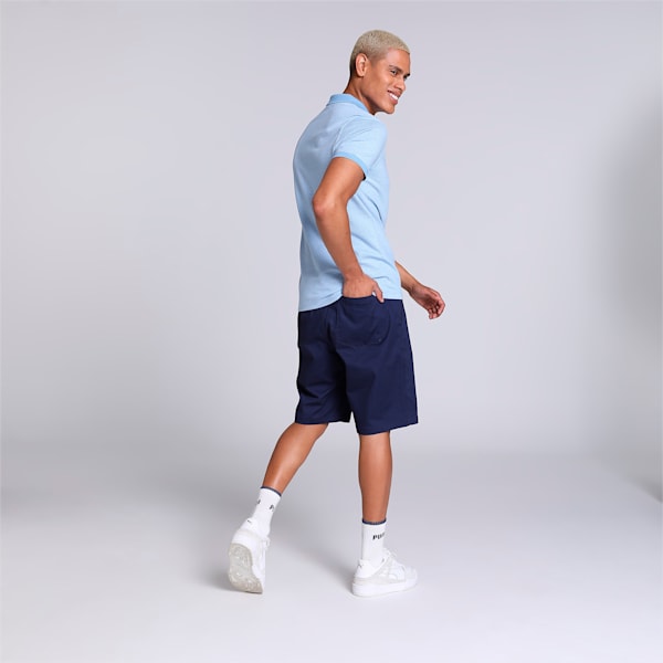 Solid Chino Men's Shorts, New Navy, extralarge-IND