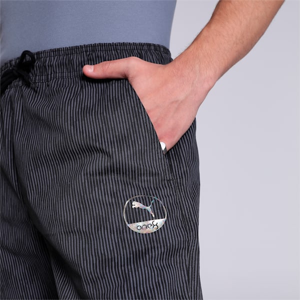 PUMA x one8  Men's Printed Chino Shorts, PUMA Black, extralarge-IND