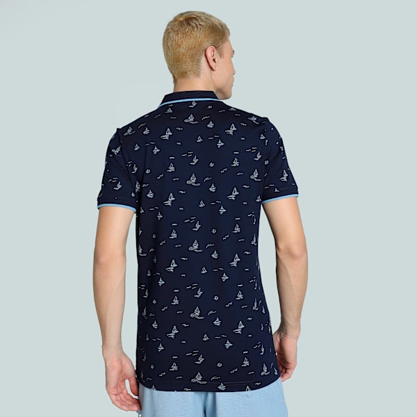 AOP Men's Slim Fit T-Shirt, PUMA Navy-Day dream, extralarge-IND