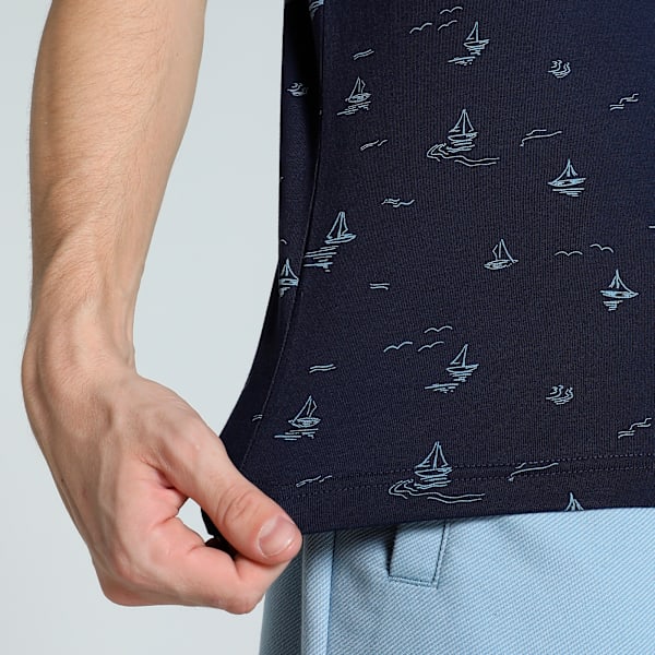 AOP Men's Slim Fit T-Shirt, PUMA Navy-Day dream, extralarge-IND