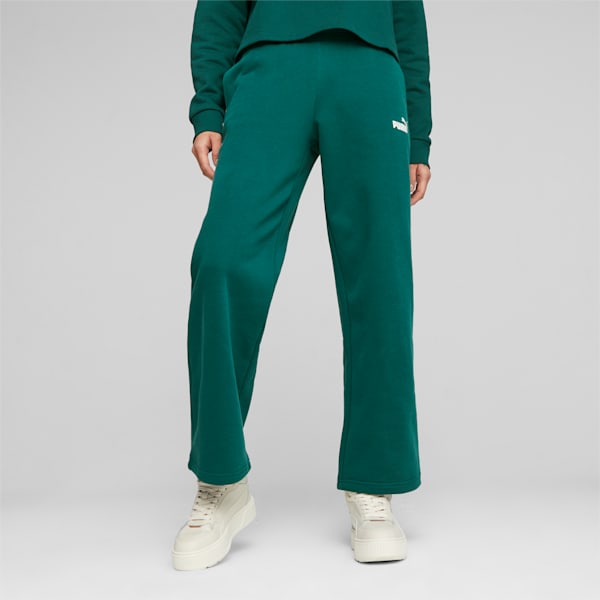ESS Women's Straight Leg Sweat Pants, Malachite, extralarge-IND