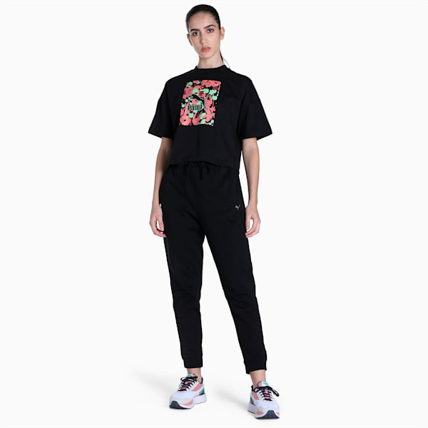 Graphic Women's Relaxed Fit T-Shirt, PUMA Black, extralarge-IND