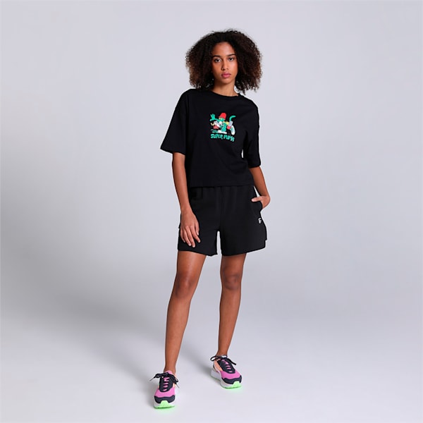 Super PUMA Graphic Women's T-Shirt, PUMA Black, extralarge-IND