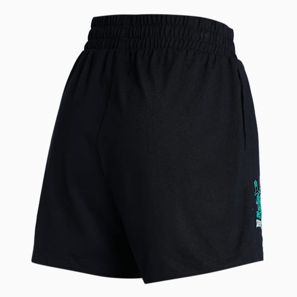 Graphic Women's Regular Fit Shorts, PUMA Black, extralarge-IND